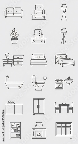 Architectural Elements: A Minimalist Interior Iconography