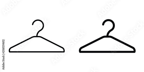Foto Clothes hanger icon. Graphic elements vector design.