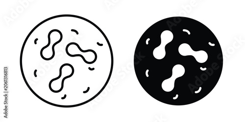 Принти на полотні Probiotics icon. Graphic elements vector design.