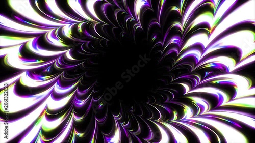 Abstract Purple Psychedelic Fractal Swirl Background