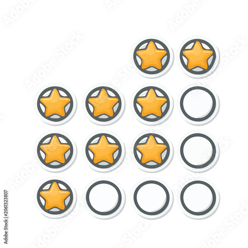 Yellow warning triangle icons with exclamation marks