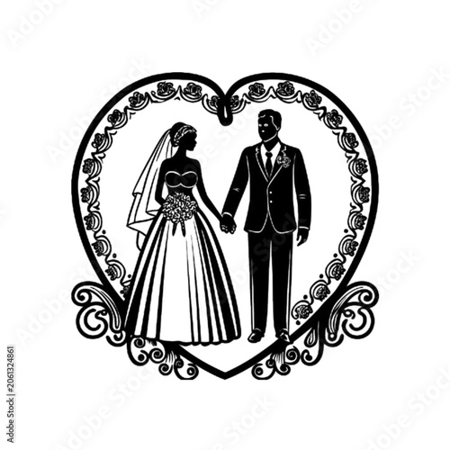 bride and groom