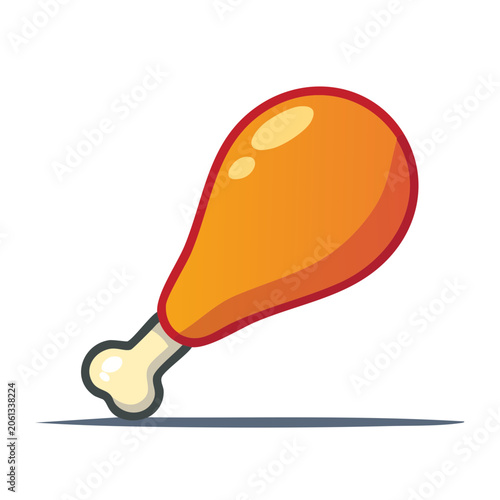 Flat design vector carrot isolated
