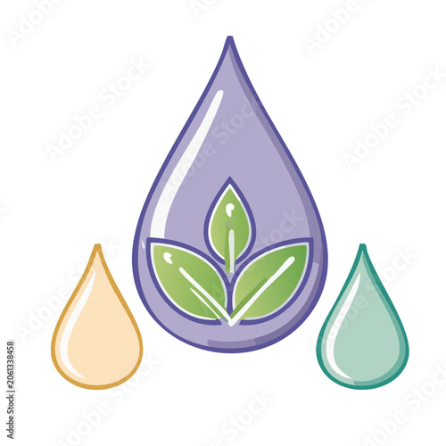 Recycling symbol with plastic glass paper icons