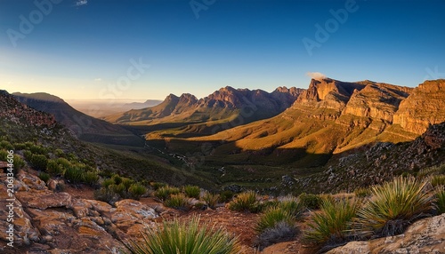 Wide Angle Landscape Images Of The Cederberg Mountains In The Western Cape Of South Africa