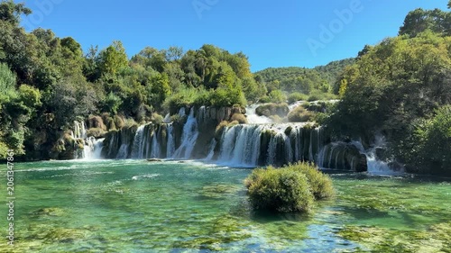 Skradinski Buk waterfalls in Krka National Park Croatia travel destination