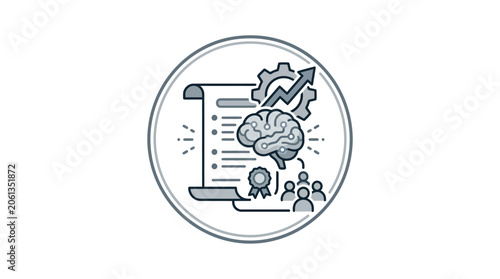 Human-centric AI policy development and intellectual governance framework.