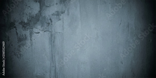 Tableau sur toile Rough concrete wall texture with a distressed, grimy surface and subtle streaks, suggesting an urban decay or industrial backdrop