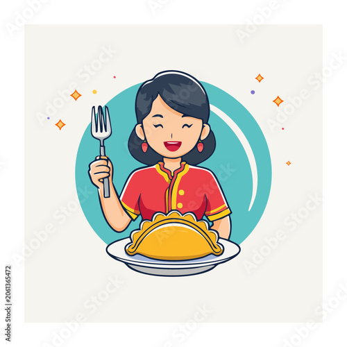 Woman holding coffee cup with heart shape