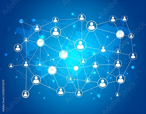 Business people standing around world map. Isometric flat vector illustration., Isometric business people on the world map background. Vector illustration.