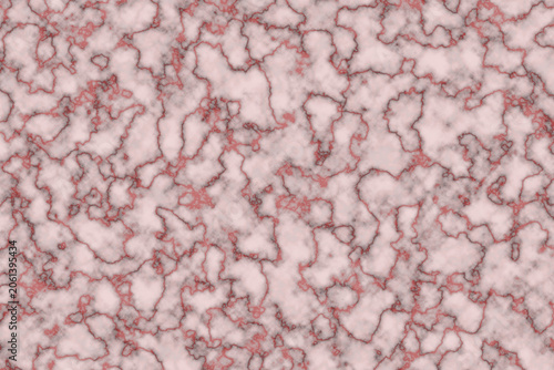 White marble texture with red and black veins for background or design element pattern stone. Resizable and editable, EPS 10.