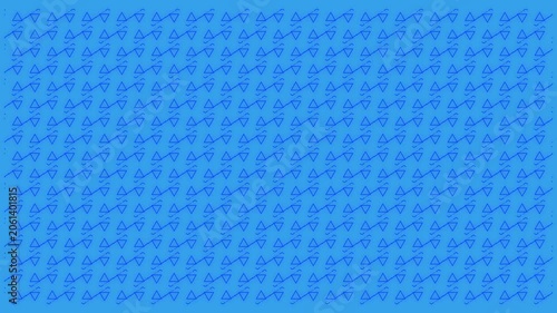 Blue Geometric Triangle Pattern Seamless Loop Background