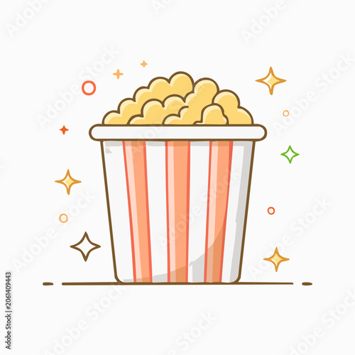 Popcorn Bucket Icon