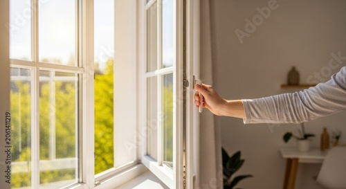 Open the window to ventilate the space