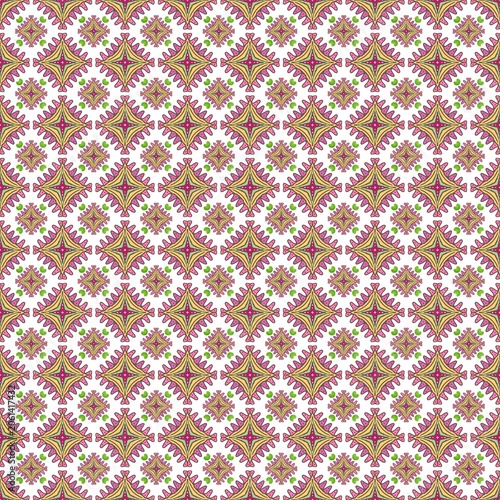 Graphics design seamless floral pattern