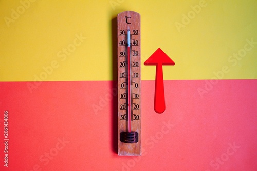 Photos Termómetro mercurio ola de calor subir temperatura alta heat aviso amarillo aler