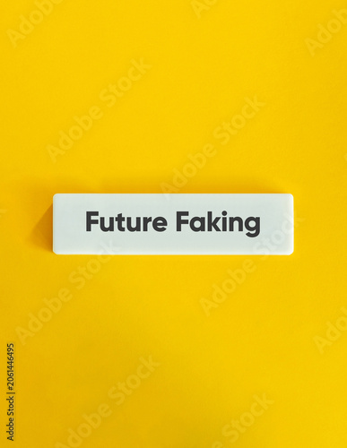 Future faking text representing relationship manipulation and deceit