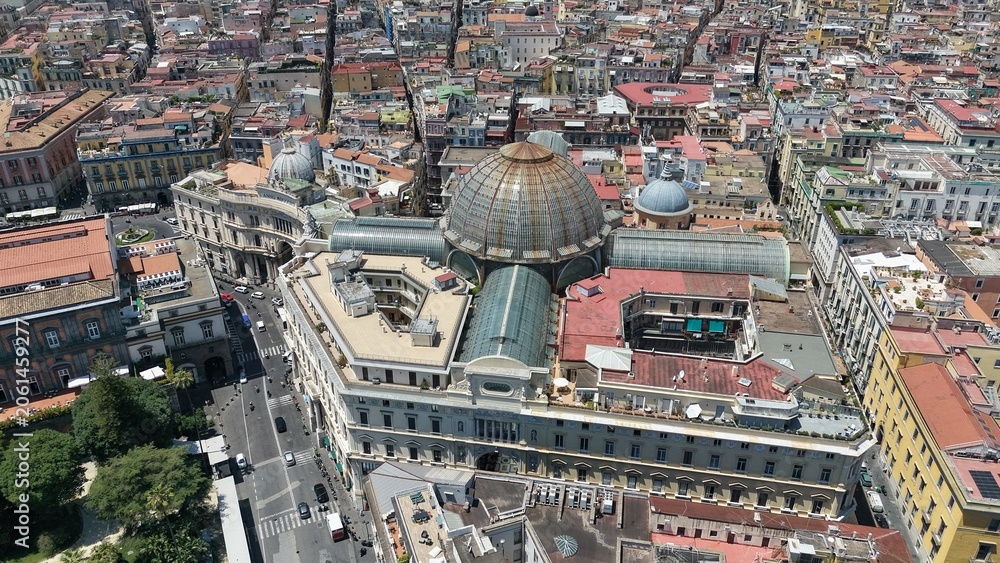 Fototapeta premium Galleria Umberto I veduta aerea