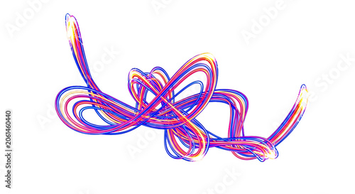 Digital particles spiral inward, forming a glowing vortex with a cosmic feel. The design suggests movement through time or space