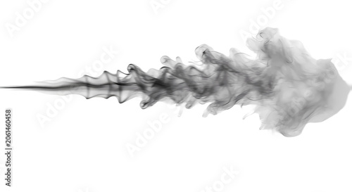 Dark smoky fog drifts naturally across clear background. Gradient edges and motion blur create realistic atmospheric depth