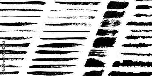 Slika na platnu Beautiful Brushes vector collection