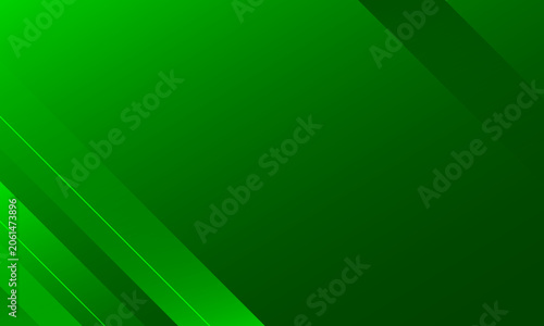 Abstract green background with lines. Vector illustration