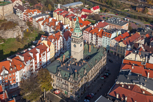 Fotografía Klodzko visible aerial view