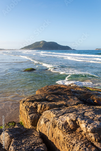 paisagem do Costão do Santinho, Ingleses, Florianópolis, Santa Catarina, Brasil