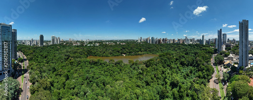 Foto Maringá, Paraná, Brasil. Panorâmica de Maringá, Parque do Ingá.