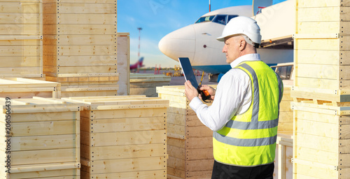 Air cargo logistics. Wareho...