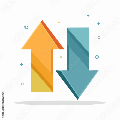 Up and Down Arrows Icon