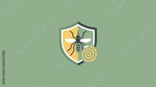 Foto Mosquito Repellent Shield Protection Icon