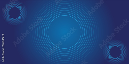 Bright blue dynamic abstract vector background with diagonal lines. 3d cover of business presentation banner for sale event night party. Fast moving soft circle wave line stripe decoration
