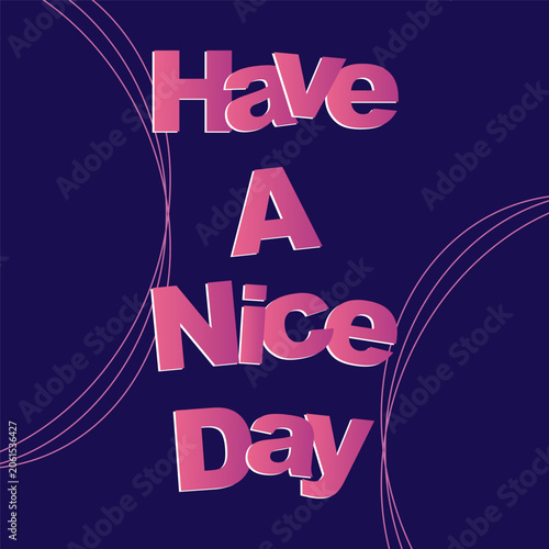 Dark blue background with a cheerful message