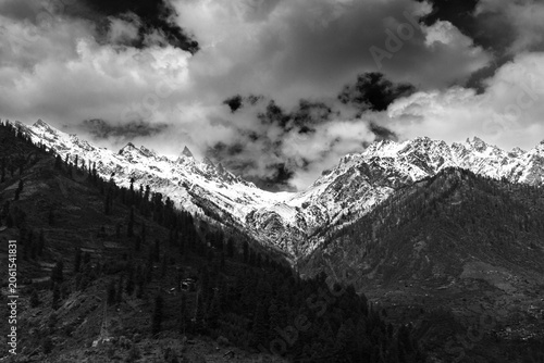 Fotografía Lanscapes of  Kalga, Himachal Pradesh, India.