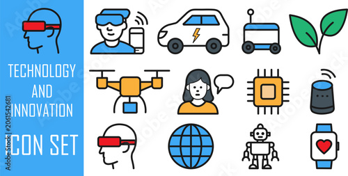 Technology and Innovation Icon Pack