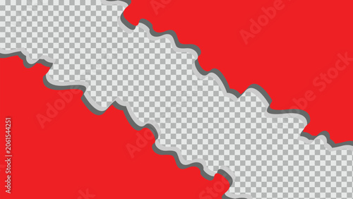 abstract background frame with diagonal liquid slime dripping border on transparent grid
