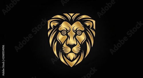 Intricate gold lion head with mechanical clock eyes