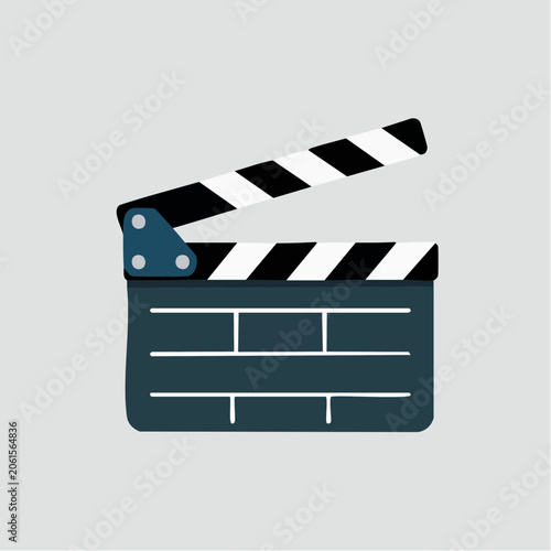 Film clapper board icon
