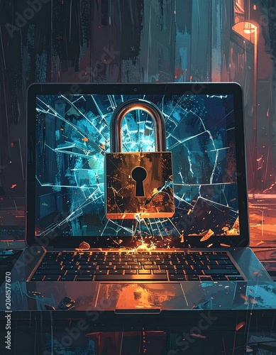 Broken screen, locked digital data