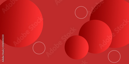 Bild auf Leinwand A lite red colored background design