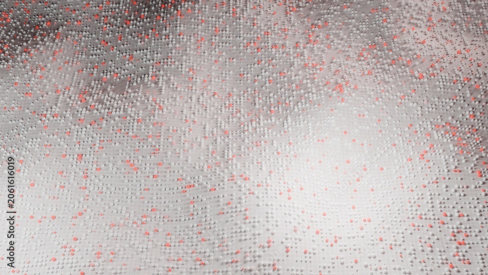 Foto Abstract 3D medical neural network grid background
