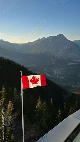 Canadian Flag Waving