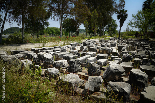 Ruins of the ancient city of Perge, Turkey