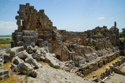 Ruins of the ancient city of Perge, Turkey