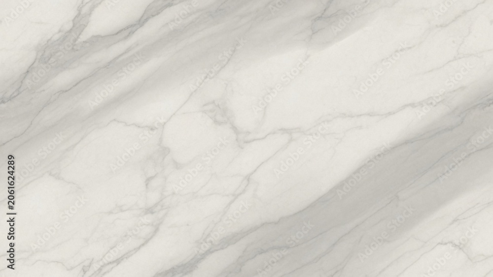 Obraz premium A close-up, abstract view of a white marble surface with elegant grey veining, showcasing natural stone texture and pattern.