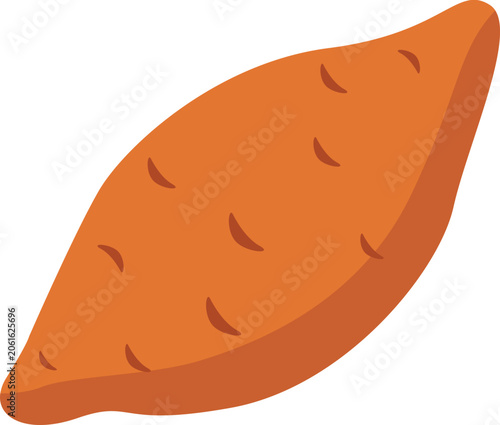 vector sweet potato illustration

