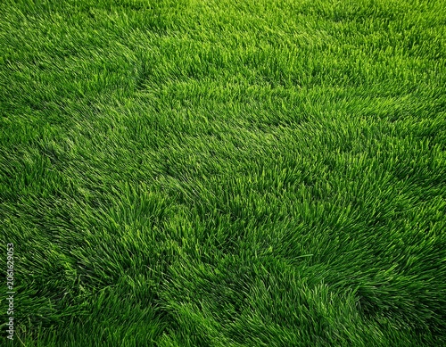 texture of an even green lawn as a background