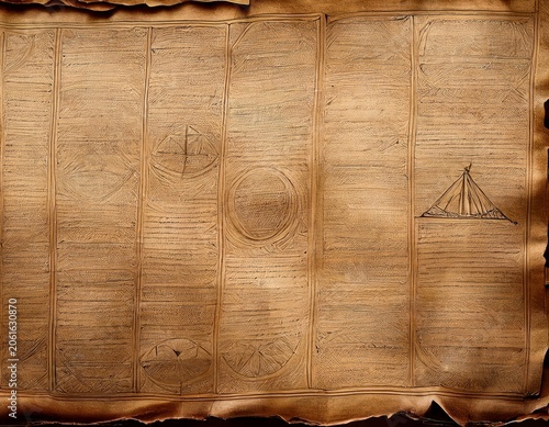 antique papyrus as background paper texture