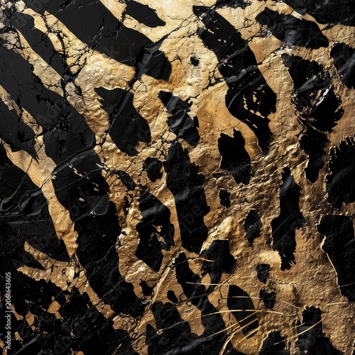 Gilded Panther Shadows